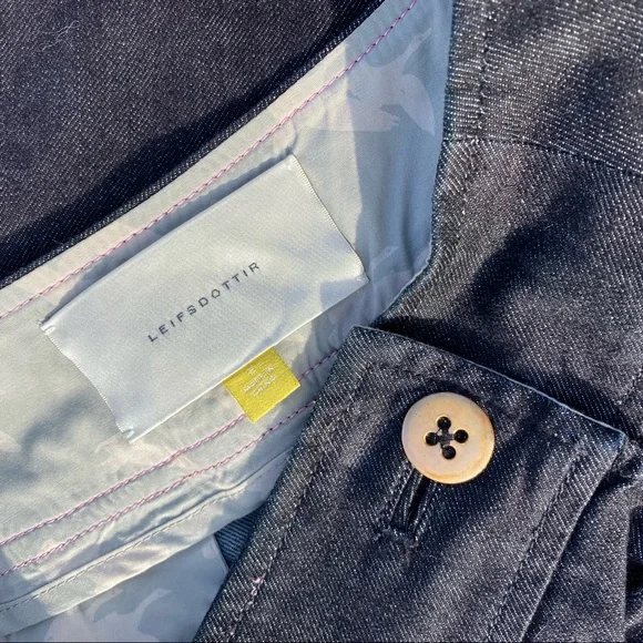 EUC Anthropologie Leifsdottir ruffle denim skirt - Picture 4 of 4